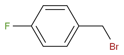 p-FLUOROBENZYL BROMIDE_分子结构_CAS_459-46-1)