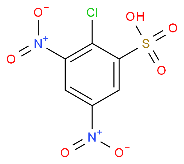 2-CHLORO-3,5-DINITROBENZENESULFONIC ACID PRACTICAL GRADE_分子结构_CAS_4515-26-8)