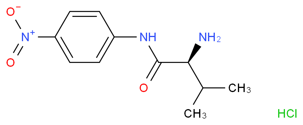 L-Valine p-nitroanilide hydrochloride_分子结构_CAS_77835-49-5)