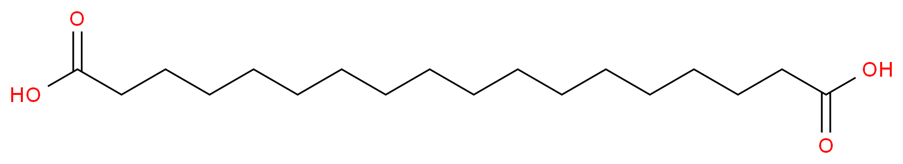 octadecanedioic acid_分子结构_CAS_871-70-5