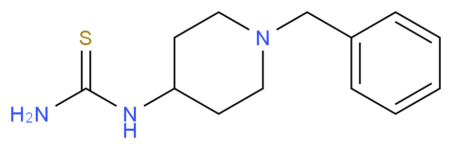 (1-benzylpiperidin-4-yl)thiourea_分子结构_CAS_196199-56-1