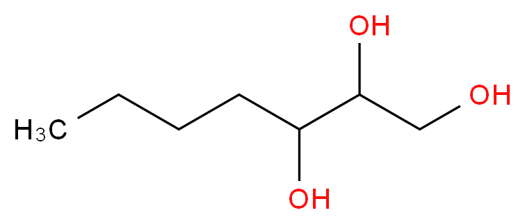 1,2,3-Heptanetriol Isomer T 1 M solution_分子结构_CAS_103404-57-5)