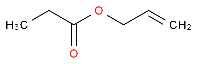 prop-2-en-1-yl propanoate_分子结构_CAS_2408-20-0