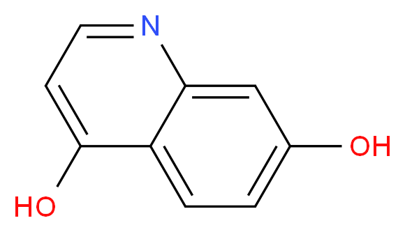 Quinoline-4,7-diol_分子结构_CAS_955938-89-3)