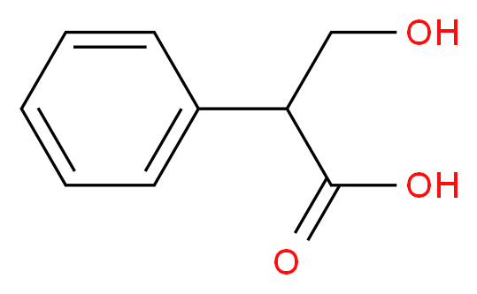 DL-TROPIC ACID_分子结构_CAS_529-64-6)