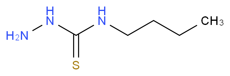 4-Butyl-3-thiosemicarbazide_分子结构_CAS_6610-31-7)