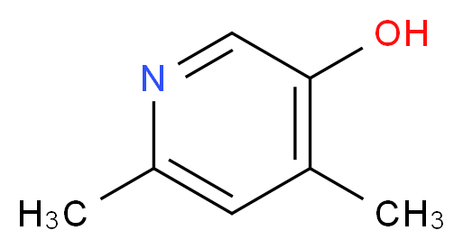 2,4-Dimethyl-5-hydroxypyridine 97%_分子结构_CAS_27296-77-1)