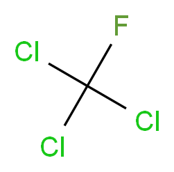 CAS_75-69-4 molecular structure