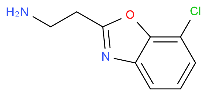 2-(7-chloro-1,3-benzoxazol-2-yl)ethan-1-amine_分子结构_CAS_1119449-48-7