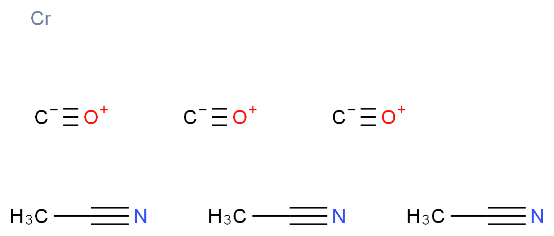 三(乙腈)三羰基铬(0)_分子结构_CAS_16800-46-7)