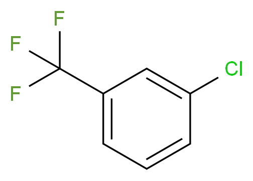1-chloro-3-(trifluoromethyl)benzene_分子结构_CAS_98-15-7
