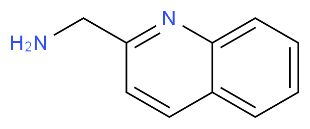 quinolin-2-ylmethanamine_分子结构_CAS_5760-20-3
