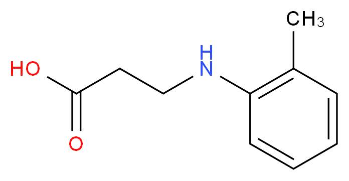 3-o-Tolylamino-propionic acid_分子结构_CAS_23947-32-2)