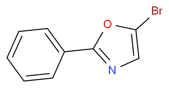 5-bromo-2-phenyloxazole_分子结构_CAS_92629-11-3)