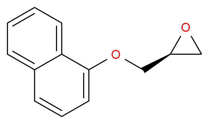 (2S)-2-[(naphthalen-1-yloxy)methyl]oxirane_分子结构_CAS_61249-00-1