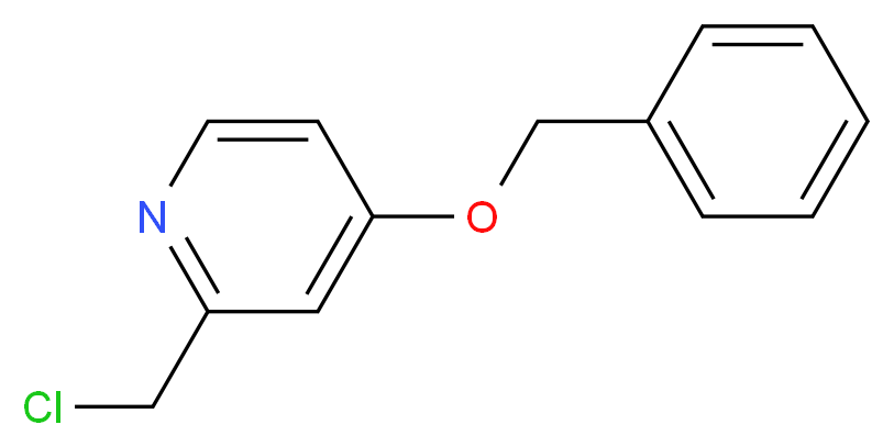 4-(BENZYLOXY)-2-(CHLOROMETHYL)PYRIDINE_分子结构_CAS_100375-81-3)