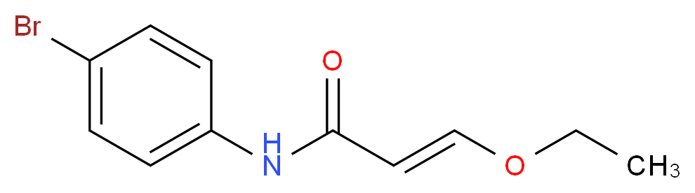 (2E)-N-(4-Bromophenyl)-3-ethoxy-2-propenamide_分子结构_CAS_327058-51-5)