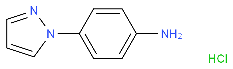 4-PYRAZOL-1-YL-PHENYLAMINE HYDROCHLORIDE_分子结构_CAS_913848-94-9)