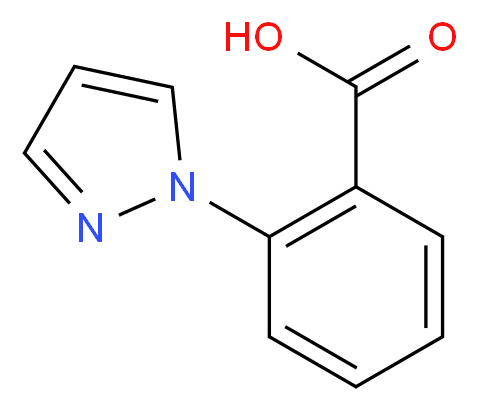 2-(1H-Pyrazol-1-yl)benzoic acid_分子结构_CAS_55317-53-8)
