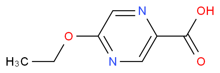 5-ethoxypyrazine-2-carboxylic acid_分子结构_CAS_1220330-11-9