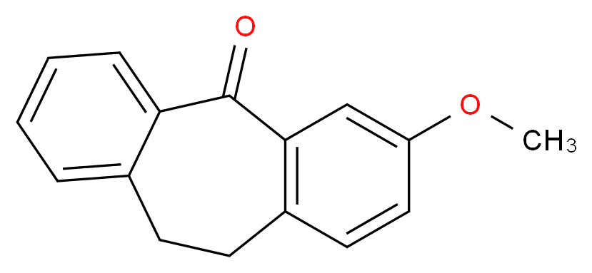 5-methoxytricyclo[9.4.0.0<sup>3</sup>,<sup>8</sup>]pentadeca-1(11),3(8),4,6,12,14-hexaen-2-one_分子结构_CAS_17910-76-8