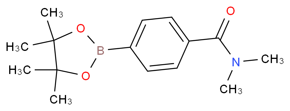 4-(Dimethylcarbamoyl)benzeneboronic acid, pinacol ester_分子结构_CAS_400727-57-3)