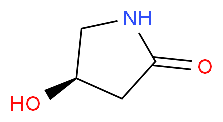 (R)-(+)-4-Hydroxy-2-pyrrolidinone_分子结构_CAS_22677-21-0)