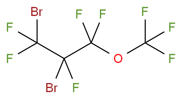 1,2-dibromo-1,1,2,3,3-pentafluoro-3-(trifluoromethoxy)propane_分子结构_CAS_885275-98-9