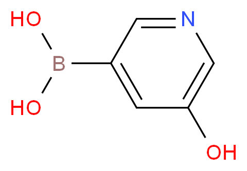 5-hydroxypyridin-3-ylboronic acid_分子结构_CAS_1208308-11-5)