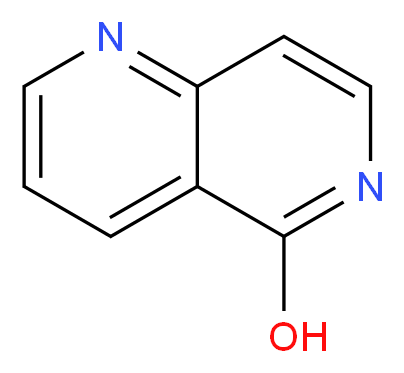 1,6-NAPHTHYRIDIN-5-OL_分子结构_CAS_23616-31-1)