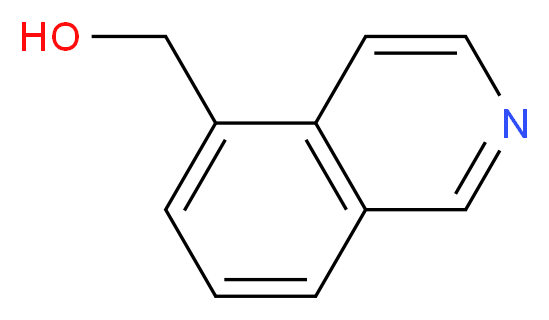 Isoquinolin-5-ylmethanol_分子结构_CAS_76518-57-5)