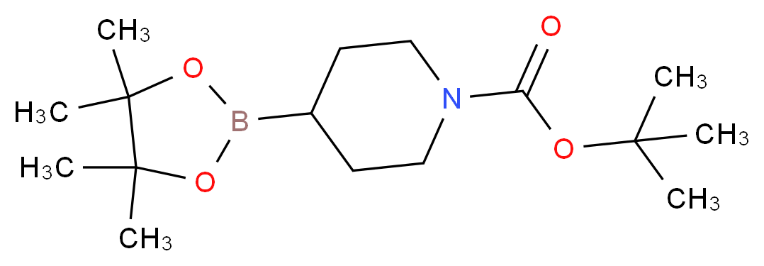 tert-butyl 4-(4,4,5,5-tetramethyl-1,3,2-dioxaborolan-2-yl)piperidine-1-carboxylate_分子结构_CAS_1048970-17-7)