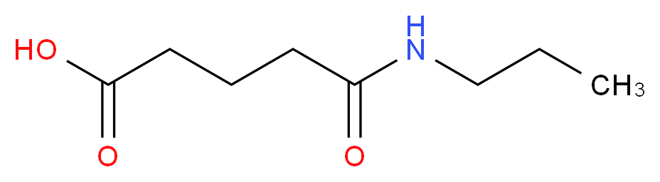 4-(propylcarbamoyl)butanoic acid_分子结构_CAS_)