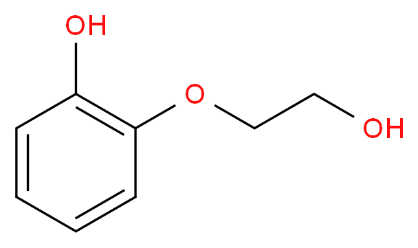 2-(2-hydroxyethoxy)phenol_分子结构_CAS_4792-78-3