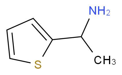 1-Thiophen-2-yl-ethylamine_分子结构_CAS_6309-16-6)