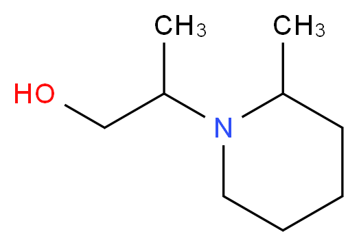 2-(2-Methylpiperidin-1-yl)propan-1-ol_分子结构_CAS_)