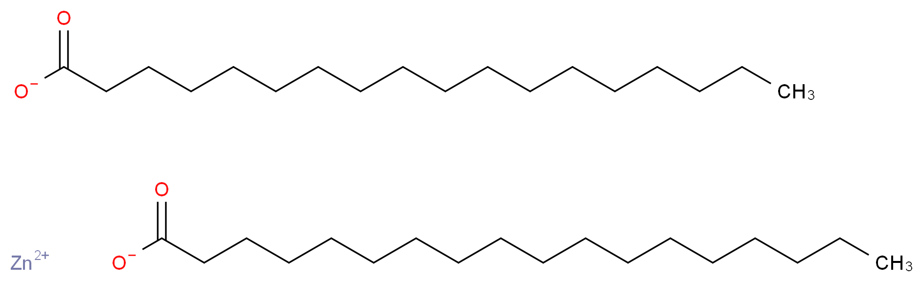 zinc(2+) ion dioctadecanoate_分子结构_CAS_557-05-1