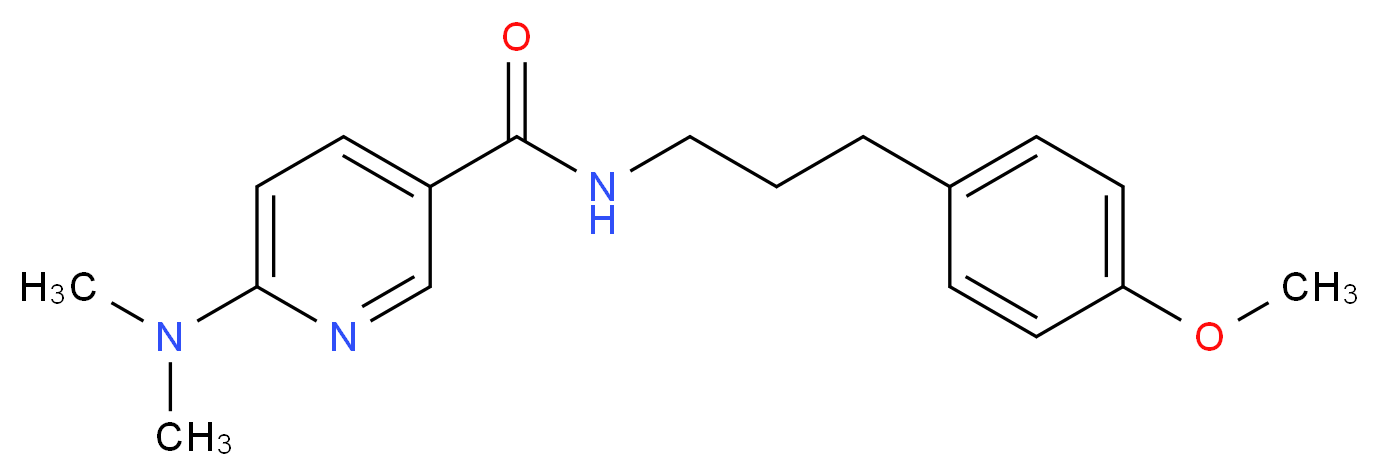 6-(dimethylamino)-N-[3-(4-methoxyphenyl)propyl]nicotinamide_分子结构_CAS_)