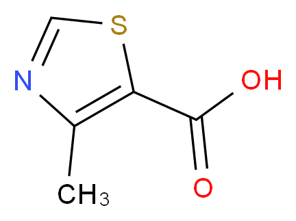 4-Methyl-1,3-thiazole-5-carboxylic acid_分子结构_CAS_20485-41-0)