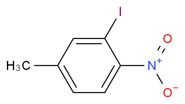 2-Iodo-4-methyl-1-nitrobenzene_分子结构_CAS_52488-29-6)