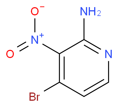4-bromo-3-nitropyridin-2-amine_分子结构_CAS_84487-10-5