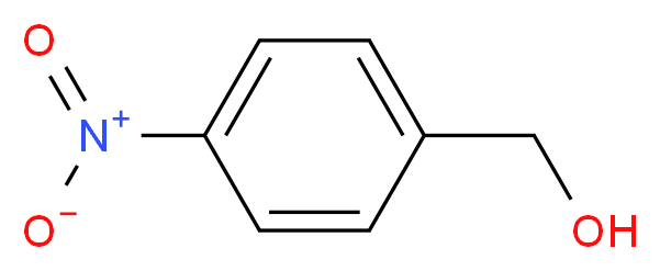 4-硝基苄醇_分子结构_CAS_619-73-8)