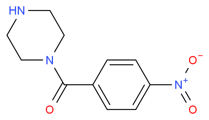 (4-Nitrophenyl)(piperazino)methanone_分子结构_CAS_72141-41-4)