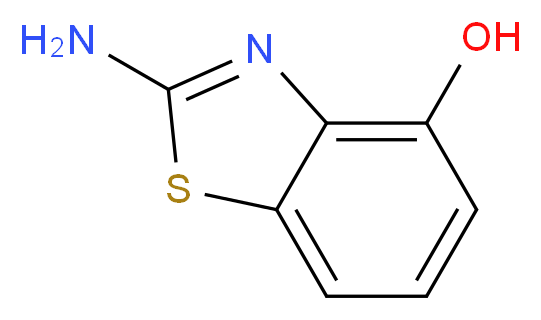 2-amino-1,3-benzothiazol-4-ol_分子结构_CAS_7471/3/6