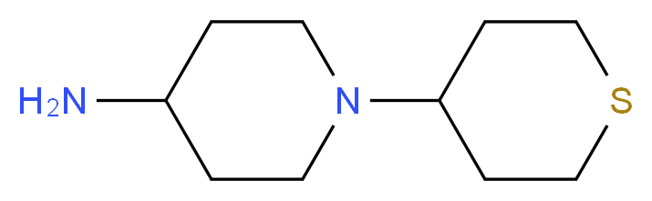 1-(tetrahydro-2H-thiopyran-4-yl)-4-piperidinamine_分子结构_CAS_1158774-67-4)