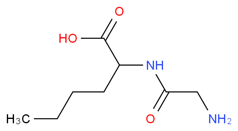 GLYCYL-DL-NORLEUCINE_分子结构_CAS_1504-41-2)