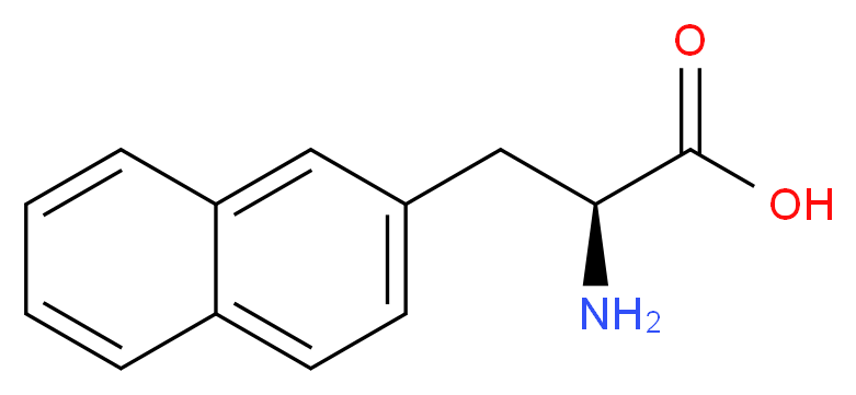 3-Naphth-2-yl-L-alanine_分子结构_CAS_58438-03-2)