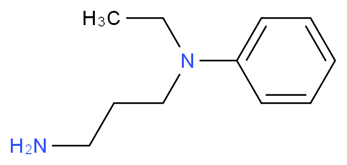 N-(3-aminopropyl)-N-ethyl-N-phenylamine_分子结构_CAS_53606-48-7)