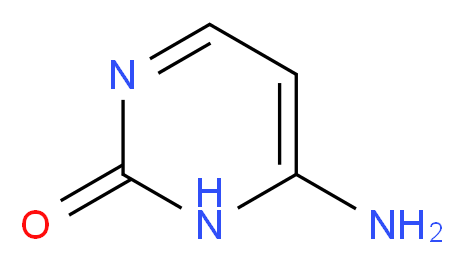 6-amino-1,2-dihydropyrimidin-2-one_分子结构_CAS_71-30-7