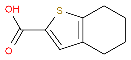 4,5,6,7-tetrahydro-1-benzothiophene-2-carboxylic acid_分子结构_CAS_40133-07-1)